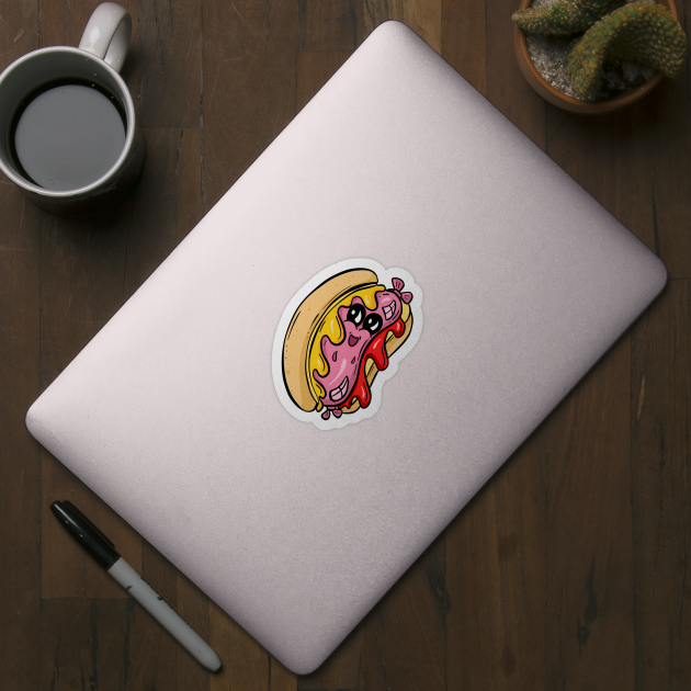 Hotdog Weiner Cartoon Sweet Sally by Squeeb Creative